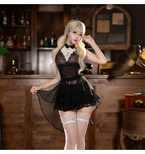FEE ET MOI - Miss Bunny Dress Set (Black - White)